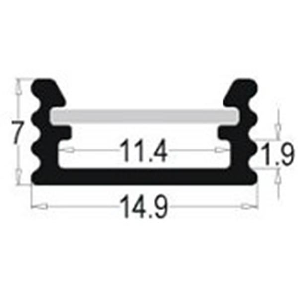 Alu-profile-for-10-12mm-PCB-Board