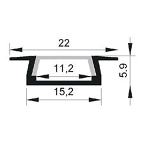 Alu-profile-for-11mm-PCB-Board