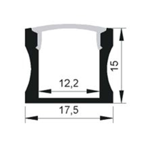 Alu-profile-for-12mm-PCB-Board
