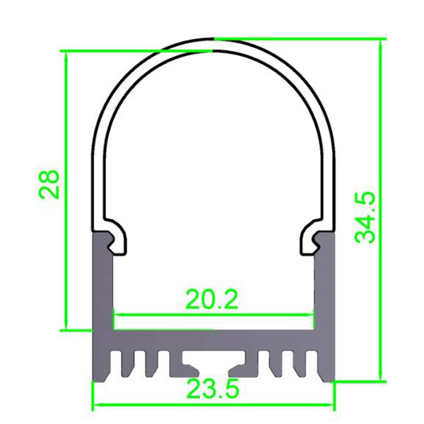 Alu-profile-for-20mm-PCB-Board
