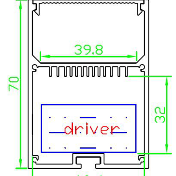 Alu-profile-for-39mm-PCB-Board