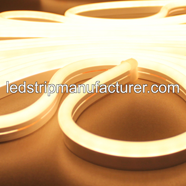 led neon flex rope light sideview 9(W)x22(H)mm 2835 72Led/m 24V IP68