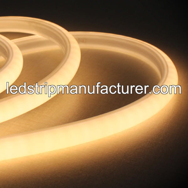 led neon flex rope light small topview 17(W)x15(H)mm 2835 120Led/m 24V IP68