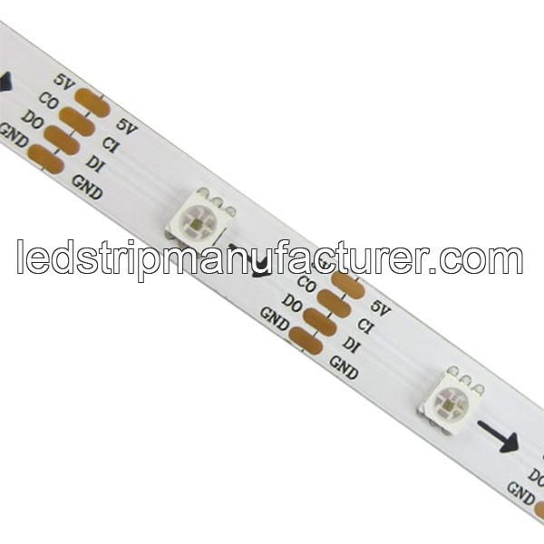 APA102 RGB 5050 digital led strip lights 30led/m 5V 10mm width