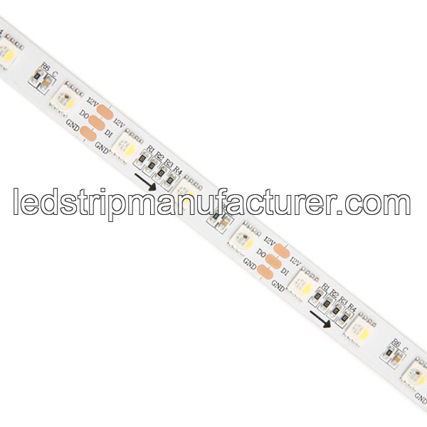 SK6812 RGBW 5050 digital led strip lights 60led/m 12V 10mm width