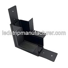 7-type Corner Connector for M20 Series Hanging Gray magnetic track