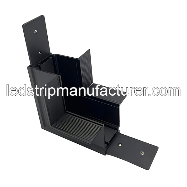 7-type Corner Connector for M20 Series Hanging Gray magnetic track