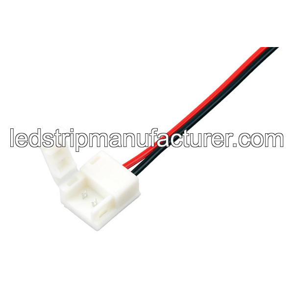 3528 led strip connector 8mm with wire for IP65 led strip