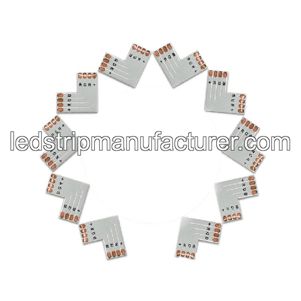 5050 led strip connector 10mm RGB PCB Board 
