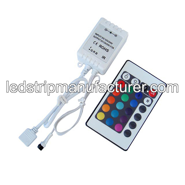 RGB LED controller IR 12-24V 6A 24Keys