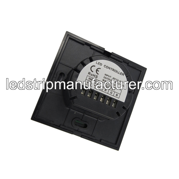 RGB-LED-strip-dimmer-12-24V-12A-touch-screen-black-color--for-RGB-led-strip